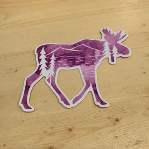 Small Moose Stickers