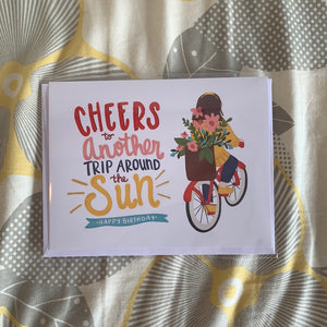 Cheers to Another Trip Around the Sun KTF Card