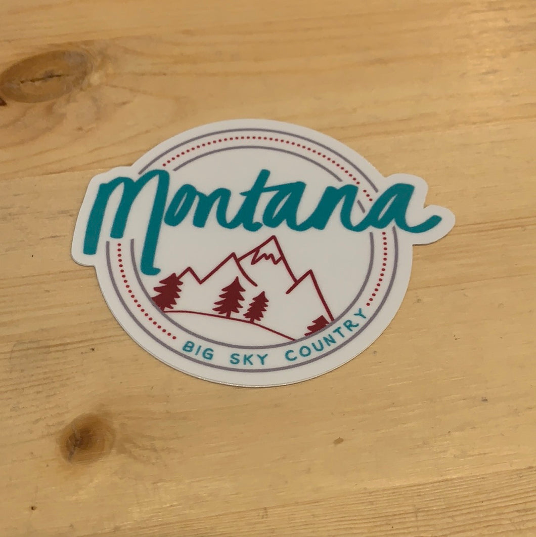 Small Montana Stickers