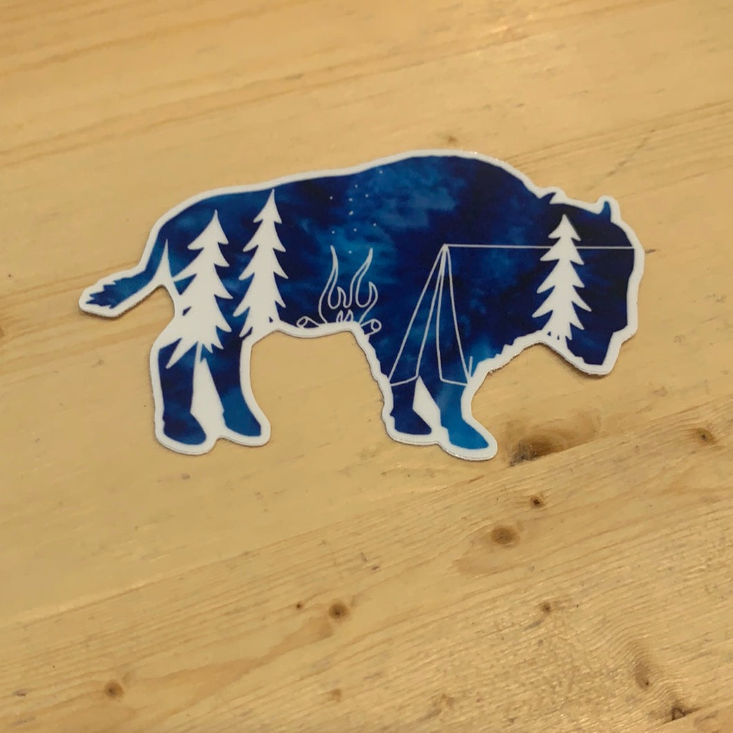 Small Buffalo Stickers