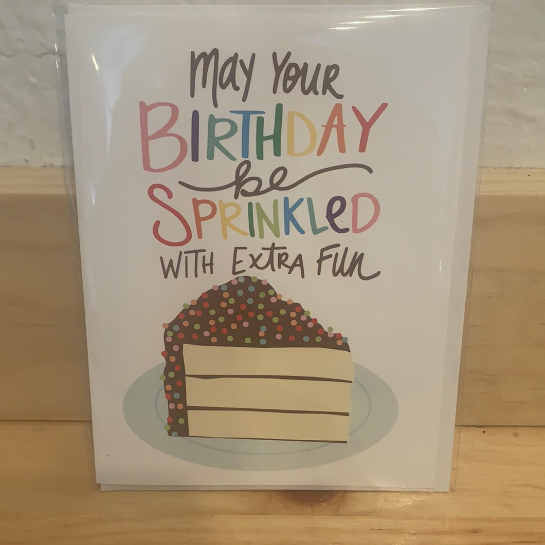 May Your Birthday be Sprinkled with Extra Fun Card