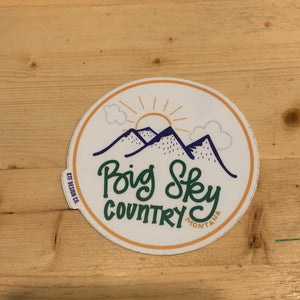 Montana Stickers, Big Sky Country - small
