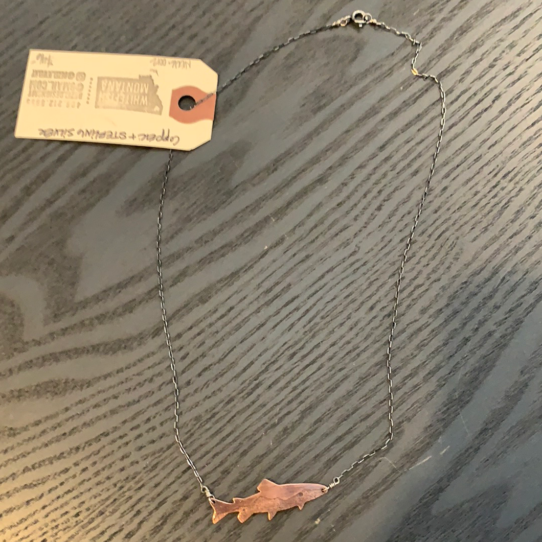 Trout Mountain Necklace - Copper NECK 0012
