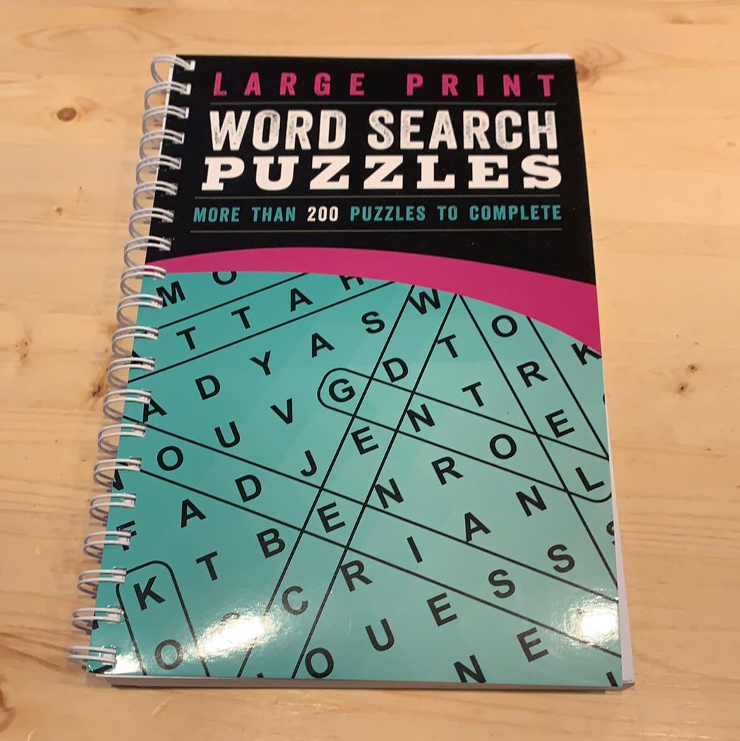 Wordsearch puzzles Large Print